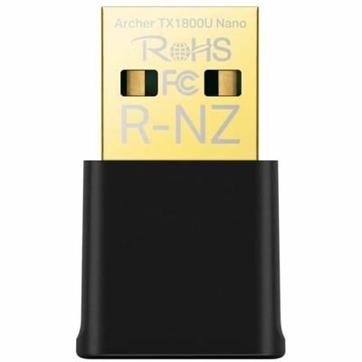 Tp-Link Archer Tx1800U Nano Ieee 802.11 A/b/g/n/ac/ax Dual Band Wi-Fi Adapter For Desktop Computer - Usb 2.0 - 1.73 Gbit/s - 2.40 Ghz Ism - 5 Ghz Unii