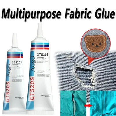 30/60ml Strong Fabric Glue Waterproof Agent Dry Fabric Patching Glue Versatile Fabric Repair Seam Adhesive for Clothing Supplies