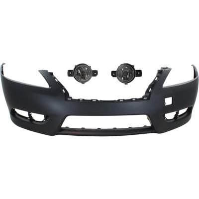 Replacement Bumper Cover Primed, Front, 1-year unlimited-mileage warranty KIT-BCFL-0854