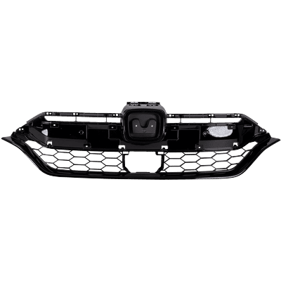 ReplaceXL Grille Assembly Plastic Painted Black Grille, 1-year unlimited-mileage warranty RH07010053