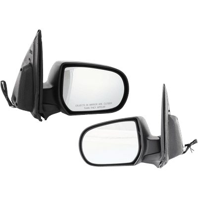 JC Whitney Mirror Textured Black, Driver & Passenger Side, 1-year limited warranty SET-JFD65ER