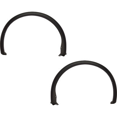 Replacement Fender Trim Plastic Textured Black, Rear, Driver & Passenger Side, 1-year unlimited-mileage warranty SET-RN55390003Q