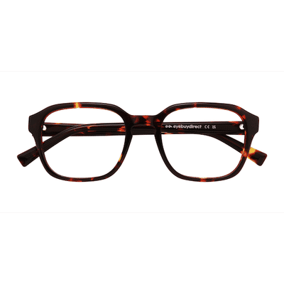 Unisex s square Tortoise Acetate,Eco Friendly Prescription eyeglasses - Eyebuydirect s Breaker