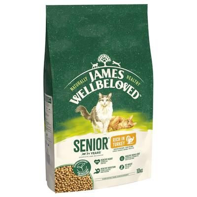 2x10kg Senior Turkey James Wellbeloved Dry Cat Food