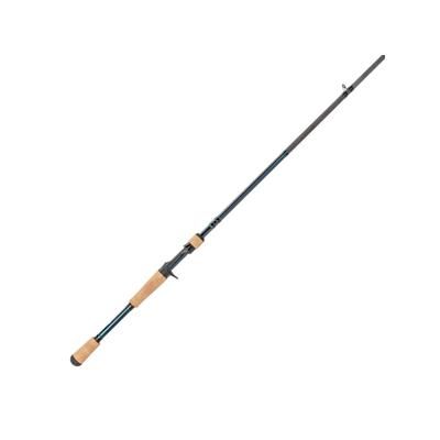 Lew's LFS Casting Rod 7ft 1-PC Rod w/ Medium and Fast LFS-X3 Blank Cork Split-Grip Fuji Concept O Guides Full Contact Reel Seat Blue/Black LFS70M