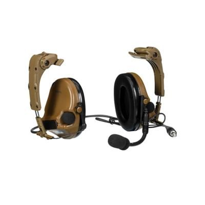 3M V Headset w/ IHPS Attachment Single Lead Coyote Brown MT20H682HPS-47 CY