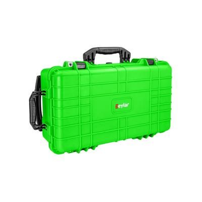Eylar Standard 22in Waterproof Carry-On Travel Roller Gear Hard Case w/Foam Neon Green SA00034-NGRN