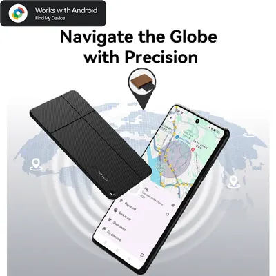 MiLi Go – carte de suivi GPS intelligente, dispositif Anti-perte, Bluetooth, pour Android, fonctionne avec Google Find My MiCard Pro