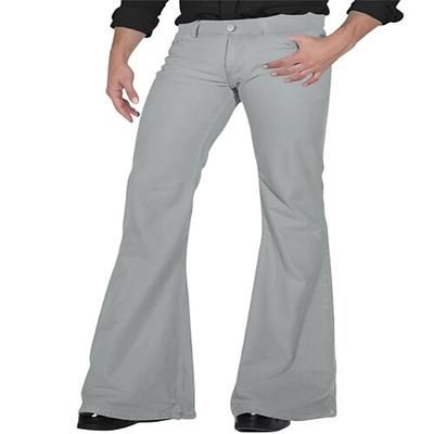 Retrò Vintage Anni '70 Lunghezza lunga Pantaloni Pantaloni a zampa d'elefante Pantaloni a zampa Hippie Tinta unica Costume Per uomo Mascherata Abbigliamento quotidiano Parata dell'Orgoglio Mese