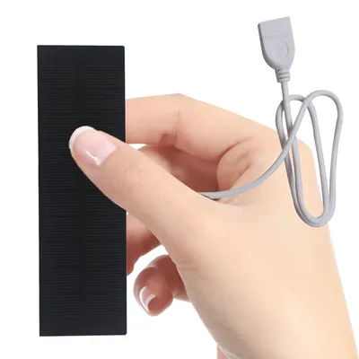 Chargeur de panneau solaire USB, batterie Portable, batterie de chargement de téléphone Portable, panneau de chargement pour ventilateurs de téléphones, lampe de poche, petites banques d'alimentation