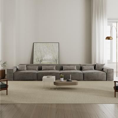 170.87" Power Sofa Bed Modular Sleeper Sofa , Sectional Sofa Bed Couch with Track Arm, 6 Couch Pillows, Anti-scratch & Water-proof, Dark gray