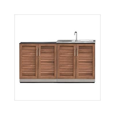 NewAge Outdoor Kitchens Grove 2-Piece Outdoor Kitchen Set (No Countertop)