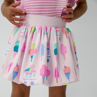 Pink Sweet Scoops Bubble Skort - 6-12 months