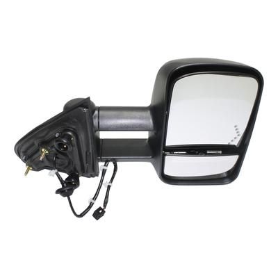JC Whitney Mirror Textured Black, Passenger Side, 1-year limited warranty JCV126ER-S