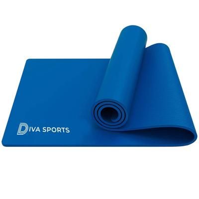 TEMU Mat 15mm Gym Exercise Fitness Pilates Workout Mat Non-slip 60x185cm With Strap