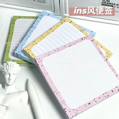 100 Pads/Pack Paper Transparent Inches Sticky Note Pads School Stationery Posted It Sticky Note Pads Planner Sticky Notes