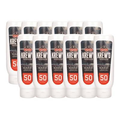 Ergodyne Krew'd 6351 Spf 50 Sunscreen Lotions, 8 Oz, Case Of 12 Lotions