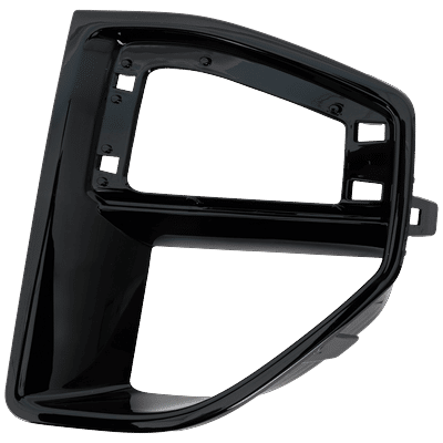 JC Whitney Grille Trim Painted Black, Front, Driver Side, 1-year unlimited-mileage warranty RB01540026