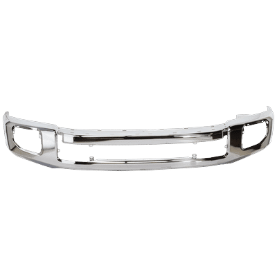 JC Whitney Bumper Steel Chrome, Front, 1-year unlimited-mileage warranty RF01010080
