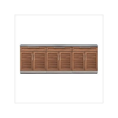 NewAge Outdoor Kitchens Grove 4-Piece Outdoor Kitchen Set with Countertops