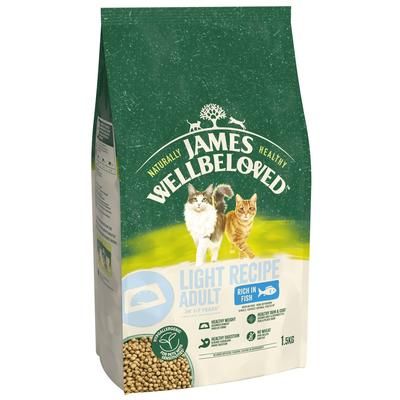 1.5kg Light Fish James Wellbeloved Dry Cat Food