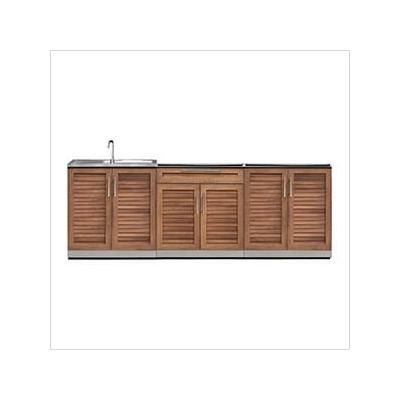 NewAge Outdoor Kitchens Grove 3-Piece Outdoor Kitchen Set (No Countertop)