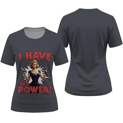 T-shirt Manifesto retrò Ragazza retrò Anni 1950 Retrò Vintage Corte Girocollo Grafico per Per donna Adulti Stampa 3D per Mascherata Quotidiano Vacanza Feste