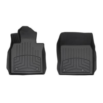 Weathertech Floor Mats Made of Thermoplastic Black Molded Liner FloorLiner Series, Front Row, Lifetime limited warranty 4415361IM
