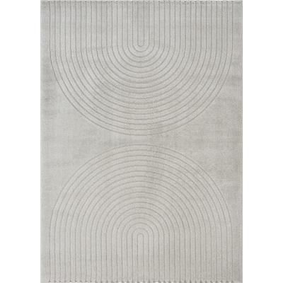 Tappeto moderno soggiorno scandinavo, grigio, 140 x 200 cm