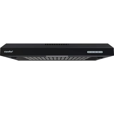 TEMU Comfee' 60 Cm Visor Cooker Hood Slif17b-60 Led Extractor Hood Under Cabinet Hood Wall Mounted Extractor Fan 600 Mm Top Vented Range Hood - Black Kwh-slif17b-60 [energy ]