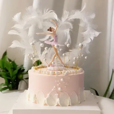 Ballerine fille gâteau ornement Toppers danse ballerine mariage gâteaux d'anniversaire décoration Dessert cuisson accessoire bébé douche
