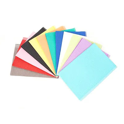 Tapis de table imperméable coloré pour nail art, serviettes en papier pour ongles, couverture propre, accessoires et outils, 3 plis, poulet, 20 pièces