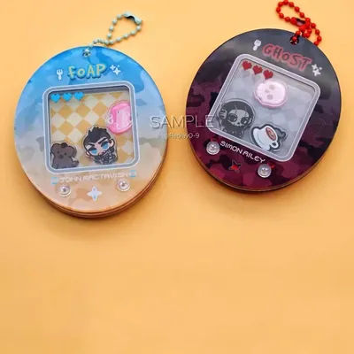 Call of Duty Anime Keychain Women Shake Fighter Acrylic Key Chain Man Funny Key Ring Pendant Ornament Accessories Friend Gift