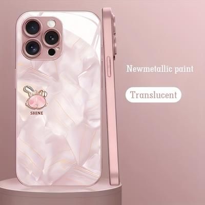 TEMU New Straight Glass Anti-fall Protective Case For Iphone 15/14/13/12/11/xsm/xr/xs/x/7