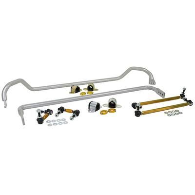Whiteline Sway Bar Kit Powdercoated Silver, Front & Rear, 3-year or 60,000-mile limited warranty BCK001