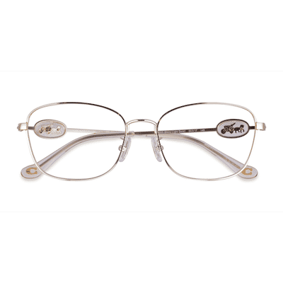 Female s horn Shiny Light Gold Metal Prescription eyeglasses - Eyebuydirect s Coach HC5183