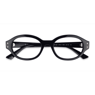 Unisex s oval Black Eco Friendly,Plastic Prescription eyeglasses - Eyebuydirect s Ray-Ban RB7257 Shilo