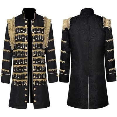 Reale Cappotto Giacca da circo Retrò Vintage Rococò Medievale Adulti Per uomo Halloween Carnevale Mascherata Feste LARP Fiera Rinascimentale Vestirsi