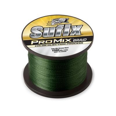 Sufix ProMix Braid 15lb Line Low-Vis Green 1200 Yds 630-315G