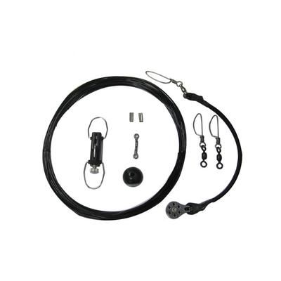 RUPP Marine Center Rigging Kit w/Klickers - Black Mono 45' CA-0113-MO
