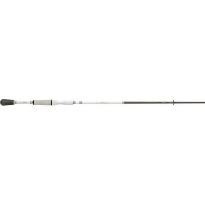 Lew's MACH 1 Spinning Rod 6ft 9in 1-PC IM7 Graphite Rod w/ Medium and Fast Winn Dri-Tac Split-Grip Graphite Skeletal Reel Seat White/Black/Green M1SHR