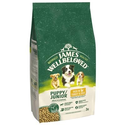 2kg Puppy Turkey & Rice James Wellbeloved Dry Dog Food