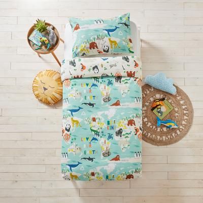 TEMU Kids Duvet Cover Set Blue