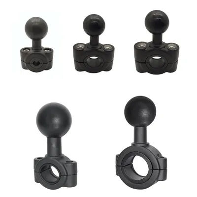 Medium-sized tubular guide Rail Base with B size 1" or C size 1.5" ball for Handlebar for RAM mounts