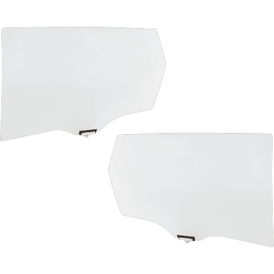 JC Whitney Door Glass, Rear, Driver & Passenger Side, 1-year unlimited-mileage warranty SET-JRK48130027