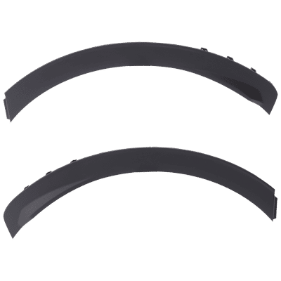 JC Whitney Fender Trim Plastic Textured Black, Front, Driver & Passenger Side, 1-year unlimited-mileage warranty SET-RK55390015