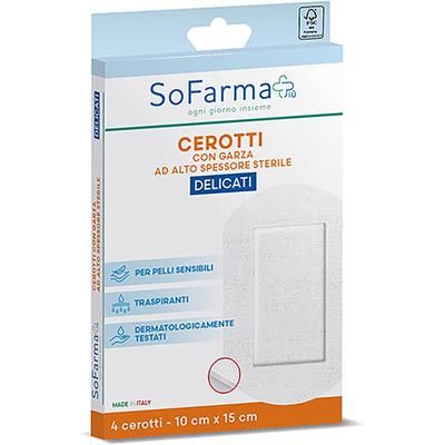 Sofarmapiu' Cerotto Delicato 10X15 Cm 4 pz