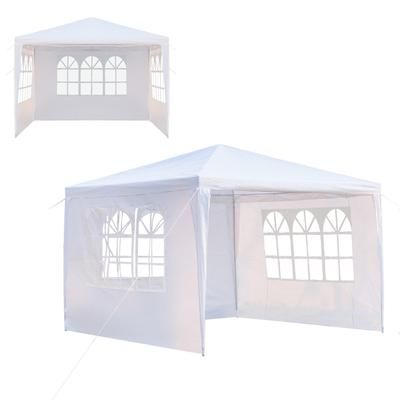 TEMU Garden Gazebo With Sides X , Outdoor Camping Tent Pergola, 3 Sides Canopy For Beach Patio, Marquee Awning Shade For Festival Party Wedding