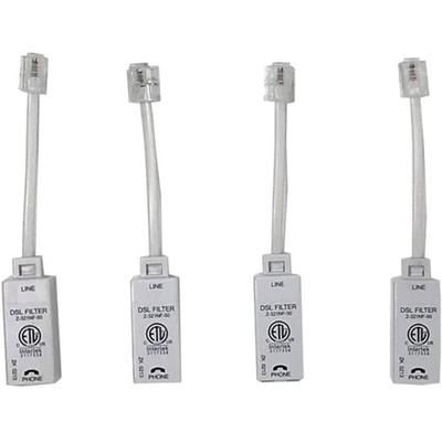 Actiontec Dsl Filter 4-Pack - White