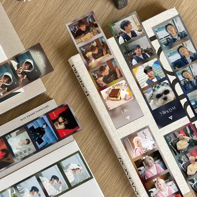 30PCS K-pop Boy Group Inspired Bookmarks CARAT Anniversary Collectible New Photo Album Photocard Bookmarks K-pop Fans Gifts